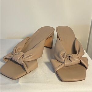Banana Republic Factory RoseBeige Knotted Slide Sandals